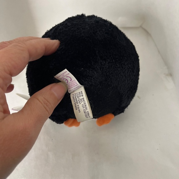 Ty Beanie Ballz Avalanche Penguin Plush Stuffed Animal Toy 5” - Picture 8 of 9